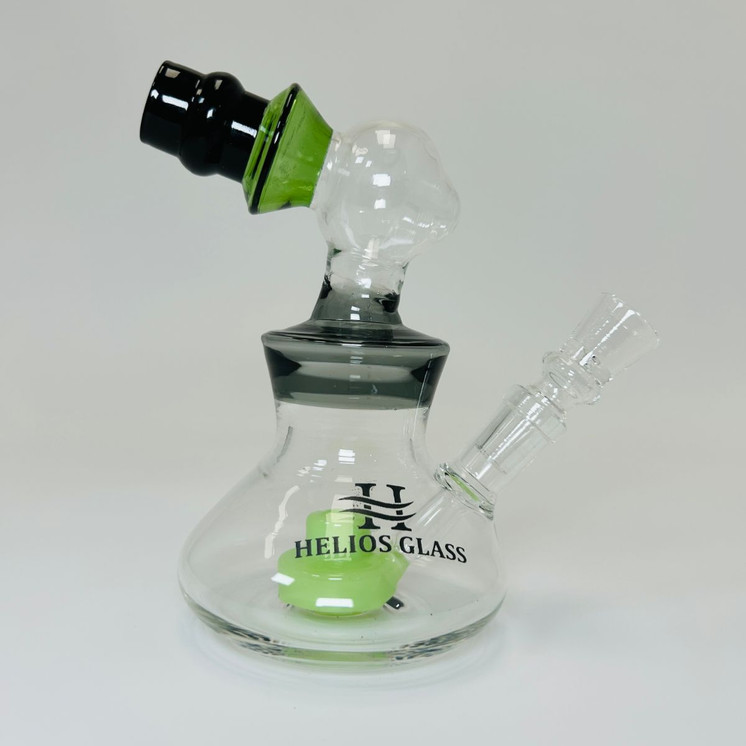 Waterpipe - 5" Inch - Helios Glass With Ufo Perc - Price Per Piece