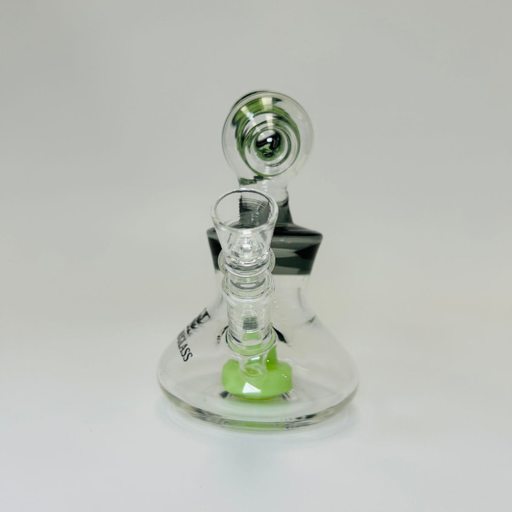 Waterpipe - 5" Inch - Helios Glass With Ufo Perc - Price Per Piece