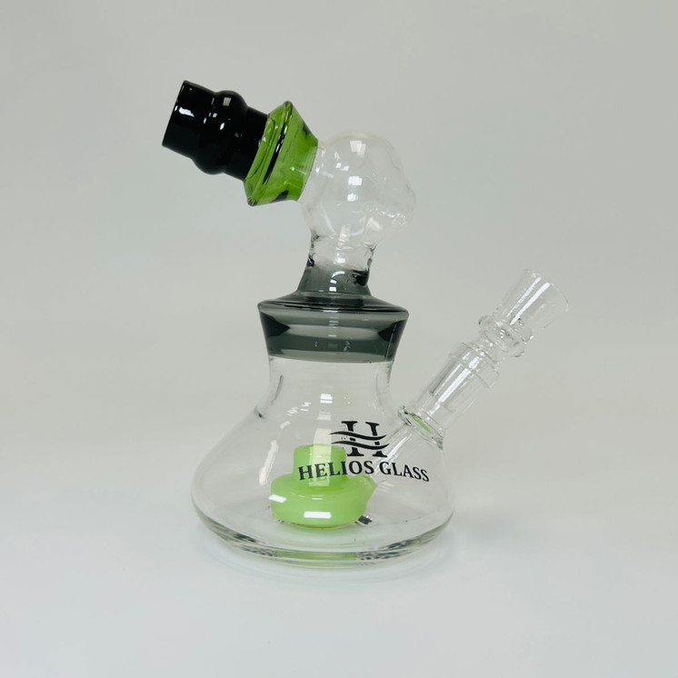 Waterpipe - 5" Inch - Helios Glass With Ufo Perc - Price Per Piece
