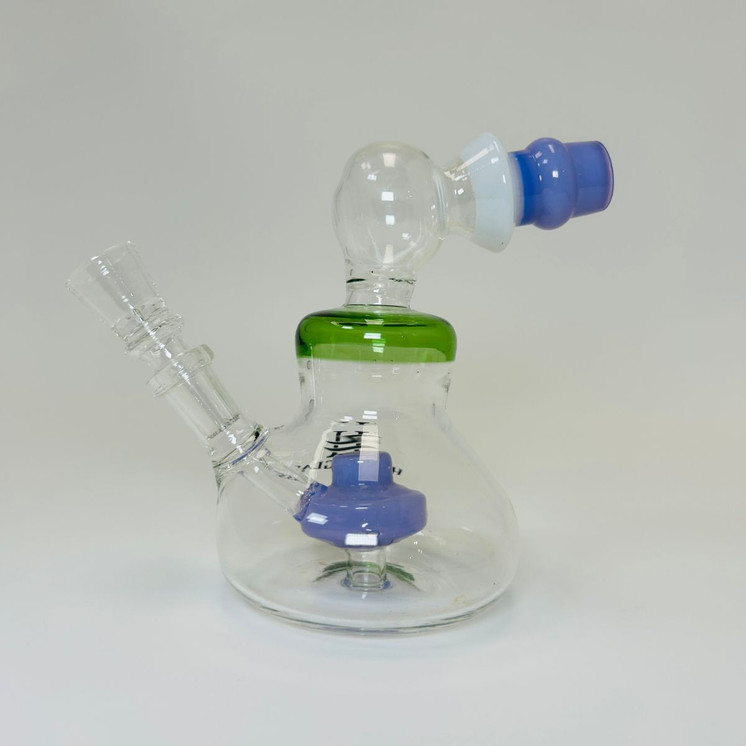 Waterpipe - 5" Inch - Helios Glass With Ufo Perc - Price Per Piece