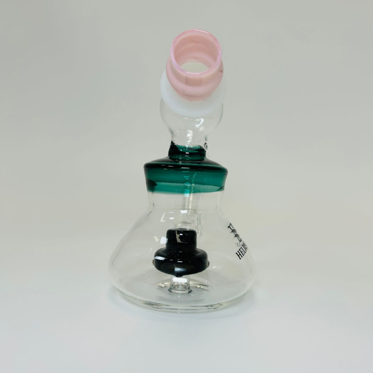 Waterpipe - 5" Inch - Helios Glass With Ufo Perc - Price Per Piece
