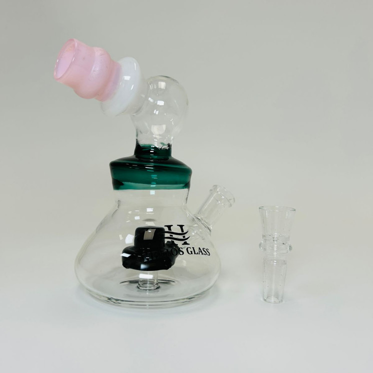 Waterpipe - 5" Inch - Helios Glass With Ufo Perc - Price Per Piece