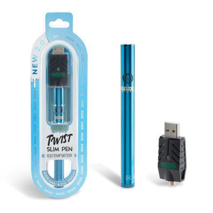 Ooze Twist Slim Pen 2.0 320 Mah Flex Temp Battery