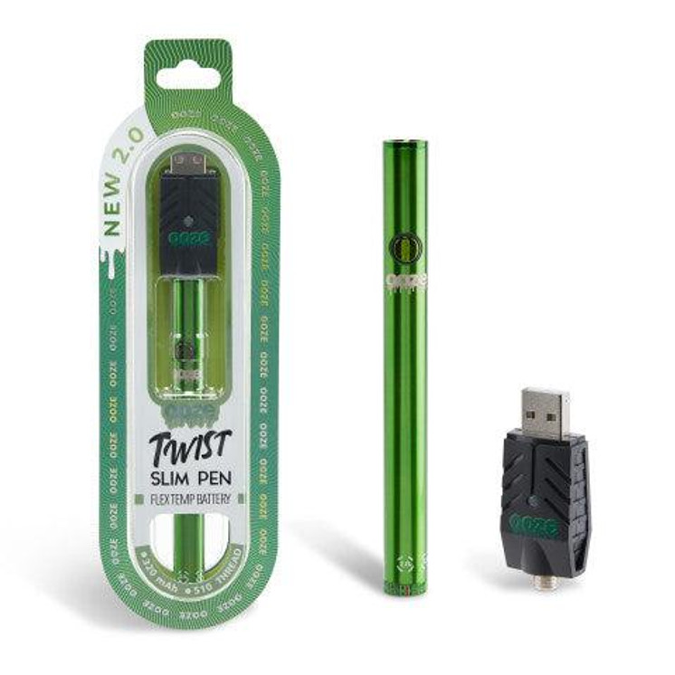 Ooze Twist Slim Pen 2.0 320 Mah Flex Temp Battery
