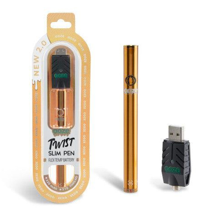 Ooze Twist Slim Pen 2.0 320 Mah Flex Temp Battery