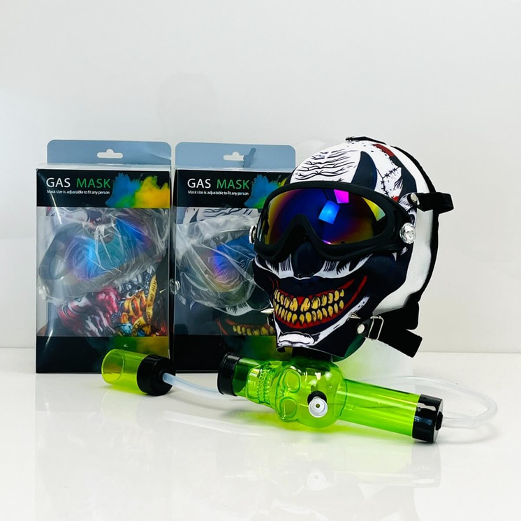 Gas Mask Character With Waterpipe - Ray Mask A2 - Ray Mask A4 - Ray Mask A6 - Assorted Designs