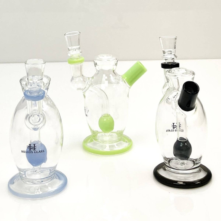 Waterpipe 5" Inch - Helios Glass - Amphora With Ball Perc 