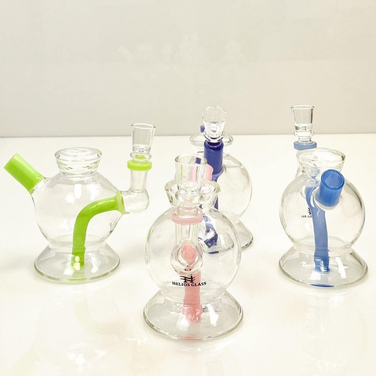 Waterpipe 5" Inch - Helios Glass - Teapot