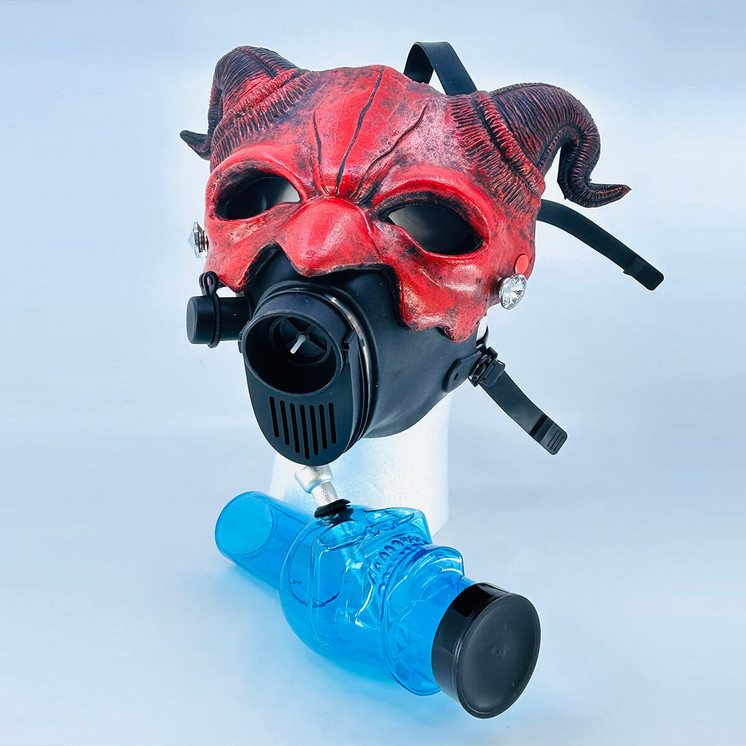 Gas Mask Character With Waterpipe - X602-devil