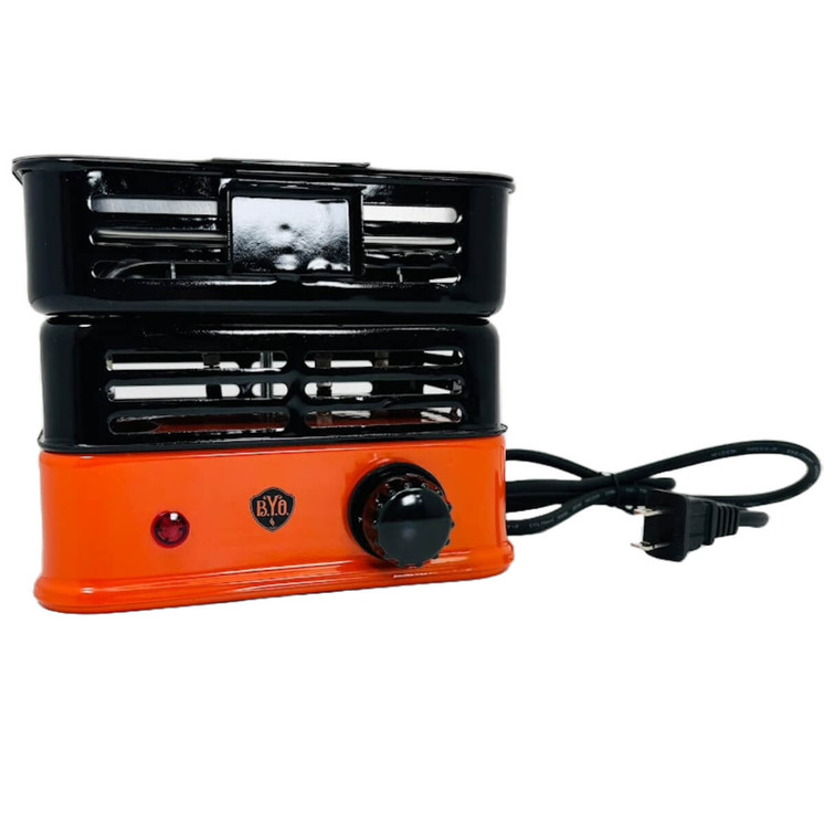 Byo Heavy Duty Hookah Charcoal Burner - 1000W - CB3-Orange
