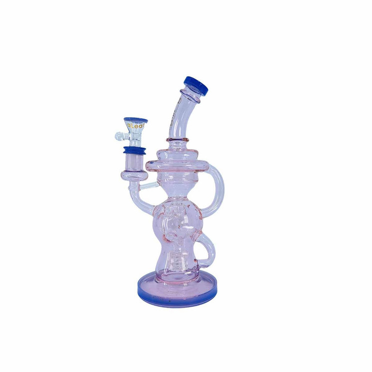 Aleaf the Orbit Waterpipe Recycler 9" Inch With Matric Perc -pink color