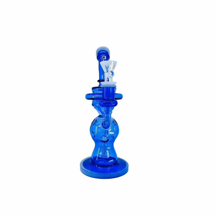 Aleaf the Orbit Waterpipe Recycler 9" Inch With Matric Perc --blue color