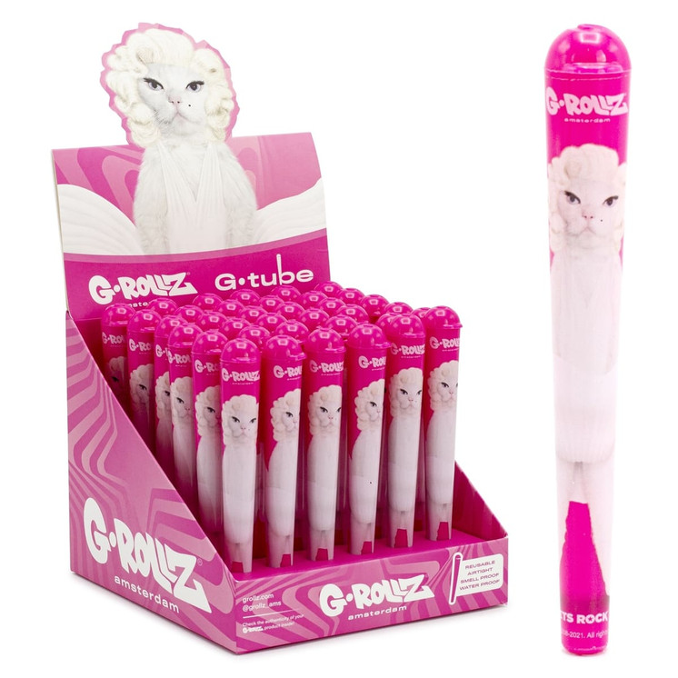 Grollz Gtube Cone Holders - Pet Rock - 36 Counts Per Display