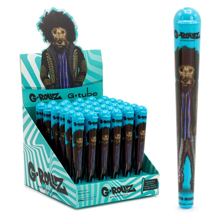 Grollz Gtube Cone Holders - Pet Rock - 36 Counts Per Display