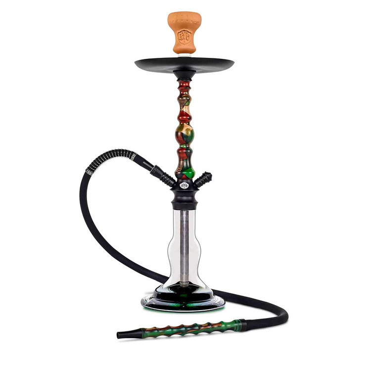 Byo Hookah Sophia - 22" Inch - 1 Hose -Ck5026-green color