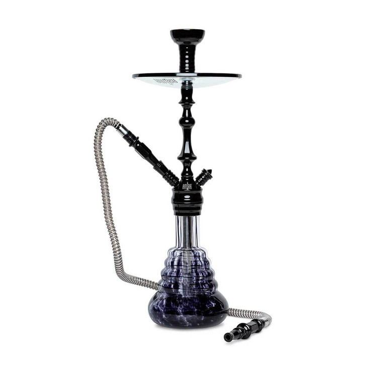 Amira Hookah Volcano 21" Inch - 1 Hose - Mg2001-black color