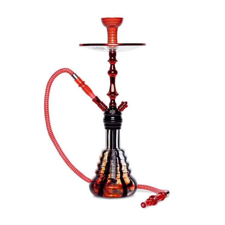 Amira Hookah Volcano 21" Inch - 1 Hose -red color