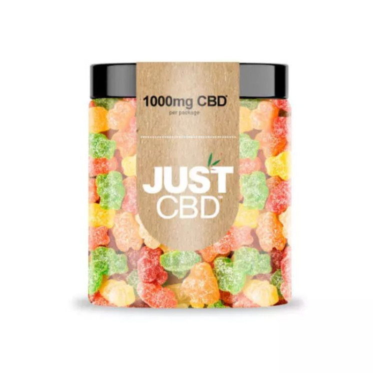 Just Cbd Gummy Jars 1000mg-SOUR BEARS