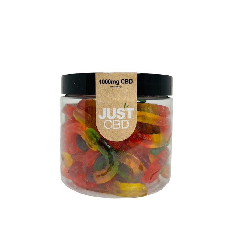 Just Cbd Gummy Jars 1000mg-Worms