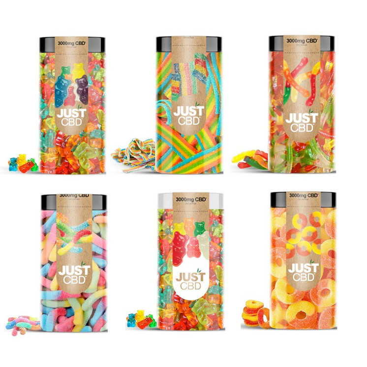 Just Cbd Gummy Jars 3000mg - Assorted Flavors