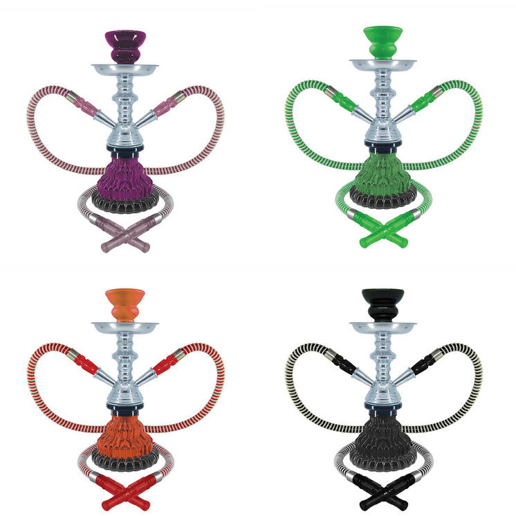 Premium Hookah 10" Inch - 2 Hose Sparta - 4018