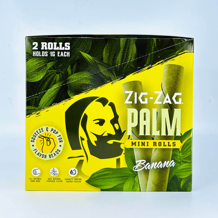Zig Zag Palm Mini Rolls - 2 Per Pack - 15 Packs Per Box