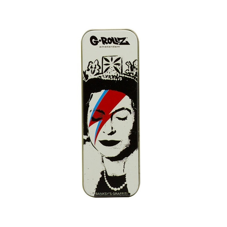 Grollz Storage Box - Small - 4.5 X 1.5 Inch - Banksys Graffiti