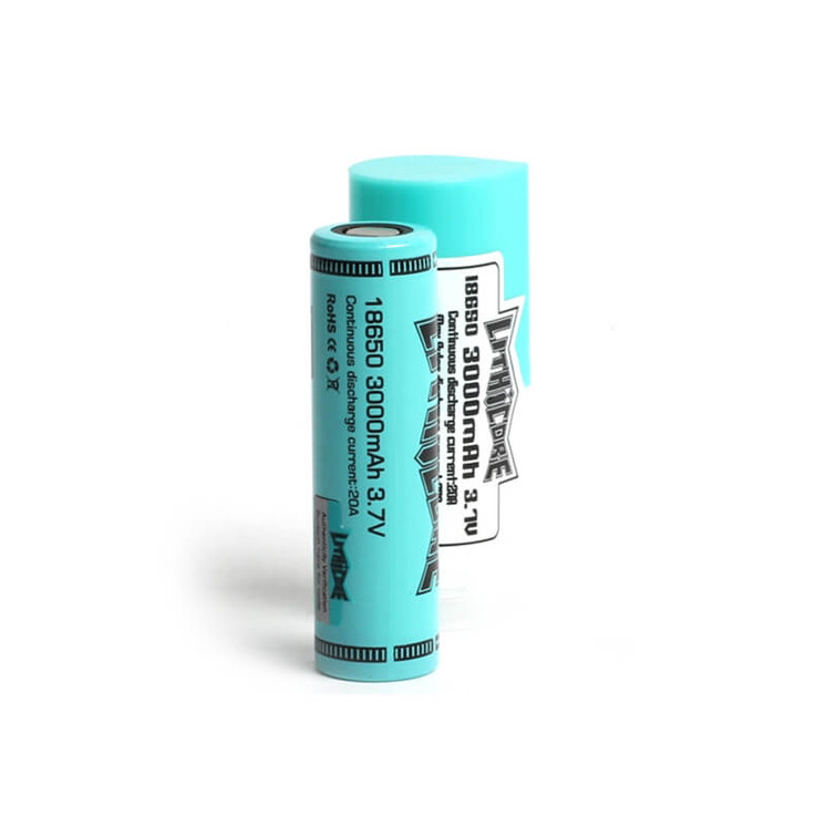 Lithicore 18650 - 3.7 Volt Batteries - 2500-3500 mAh 