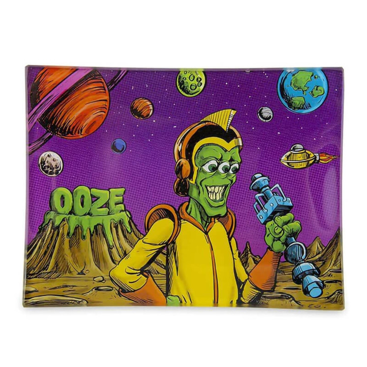 Ooze Glass Rolling Tray Medium