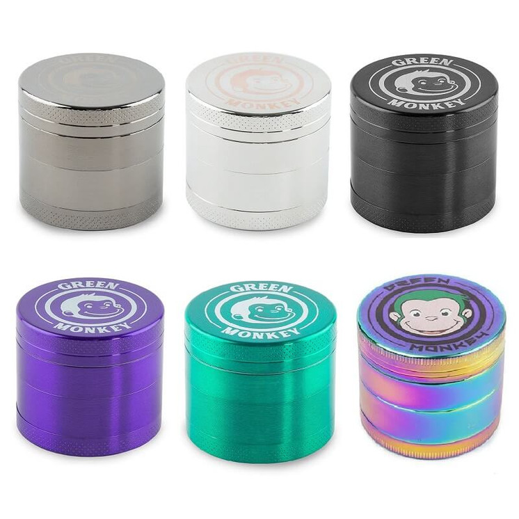 Green Monkey Capuchin 4 Parts Grinder 40mm