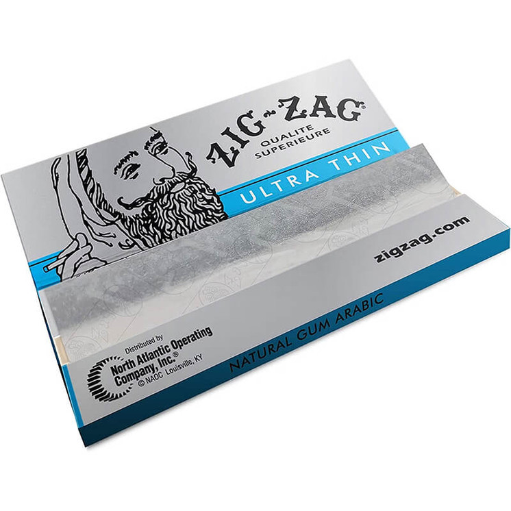Zig Zag Paper Ultra Thin - 32 Paper Per Pack - 48 Packs Per Box