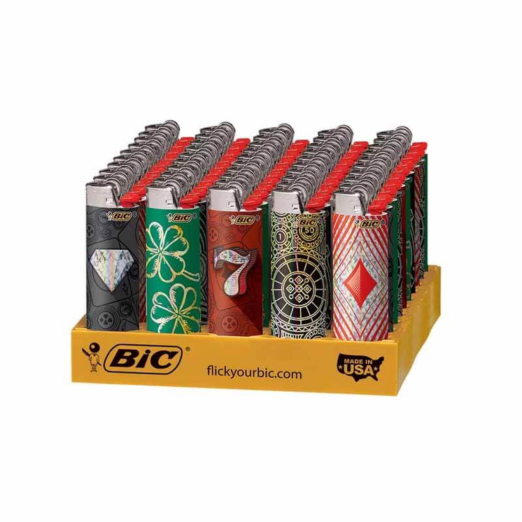 Bic Lighter Casino Lighter - 50 Counts Per Display 