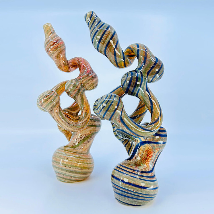 Bubbler 9.5" Inch - Fancy Art - Assorted - Price Per Piece