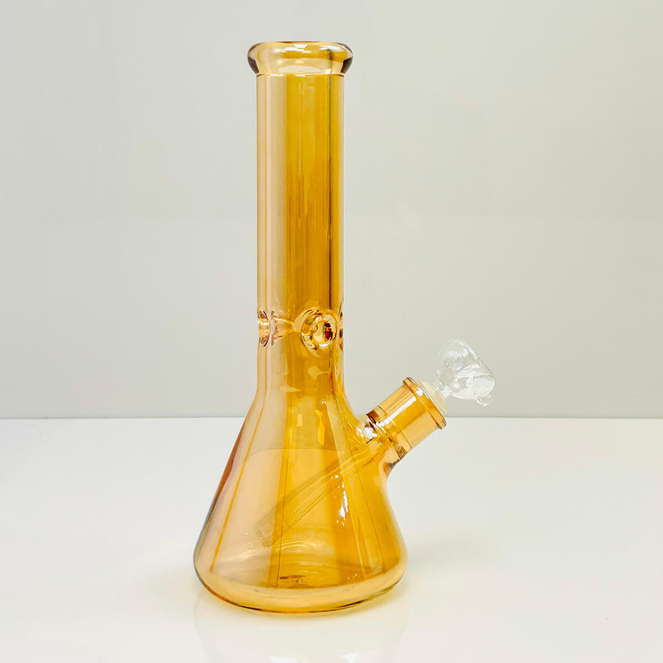 Waterpipe 12" Inch - Beaker Shiny Glass 