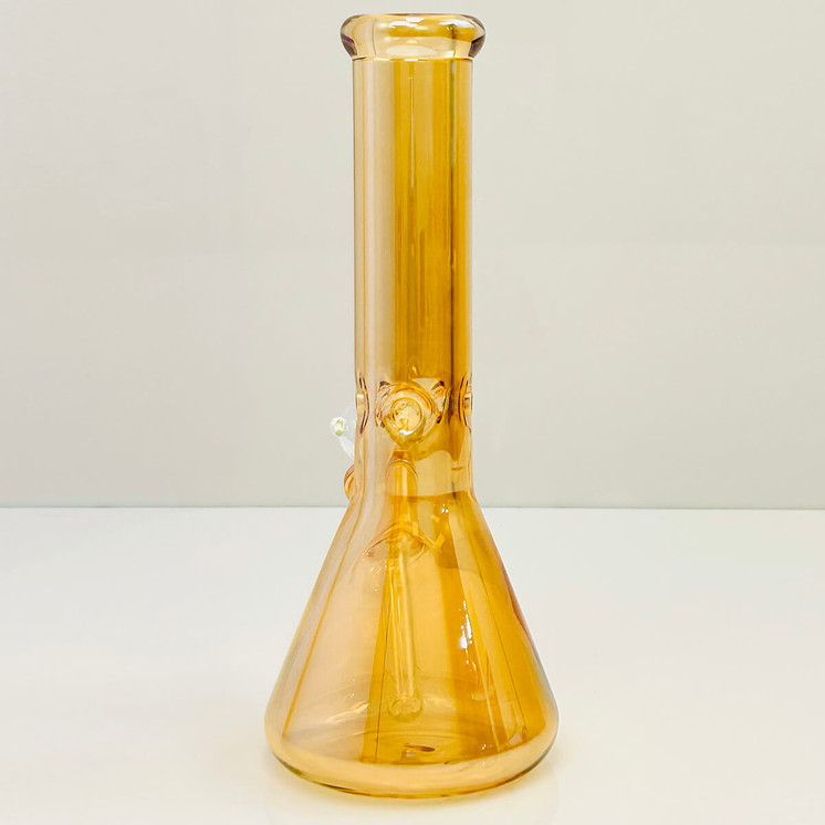 Waterpipe 12" Inch - Beaker Shiny Glass 