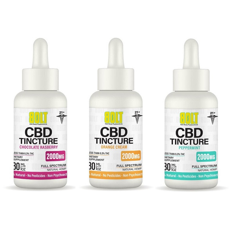 Bolt Cbd Tincture Full Spectrum 2000mg