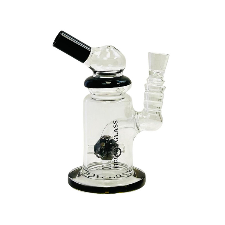 Helios - Glass Waterpipe - 6 Inch - Telescope With Ball Showerhead Perc - WPTG96