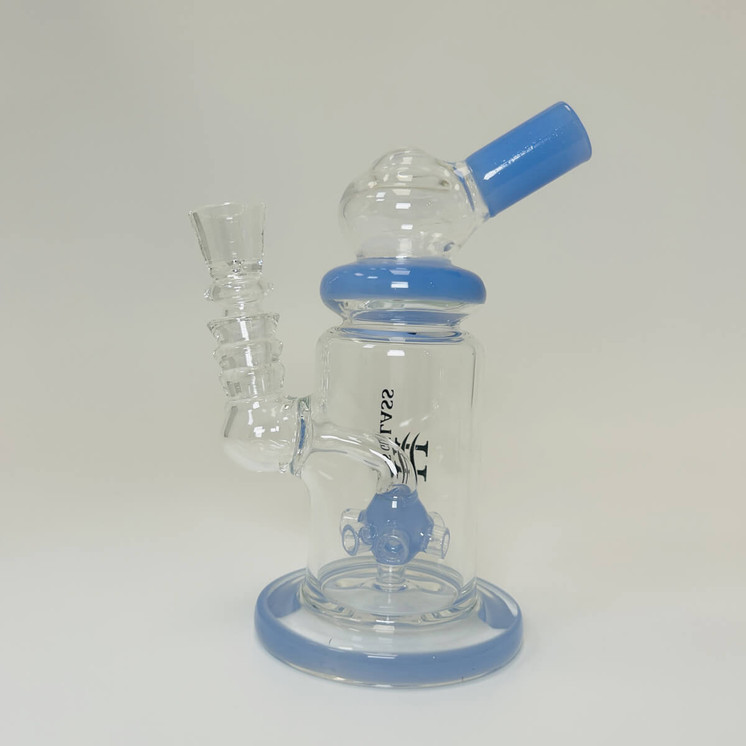 Helios - Glass Waterpipe - 6 Inch - Telescope With Ball Showerhead Perc - WPTG96