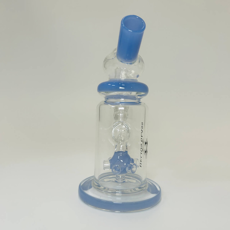 Helios - Glass Waterpipe - 6 Inch - Telescope With Ball Showerhead Perc - WPTG96
