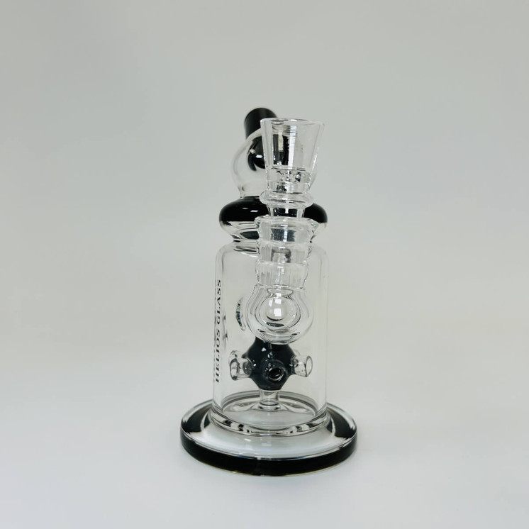 Helios - Glass Waterpipe - 6 Inch - Telescope With Ball Showerhead Perc - WPTG96