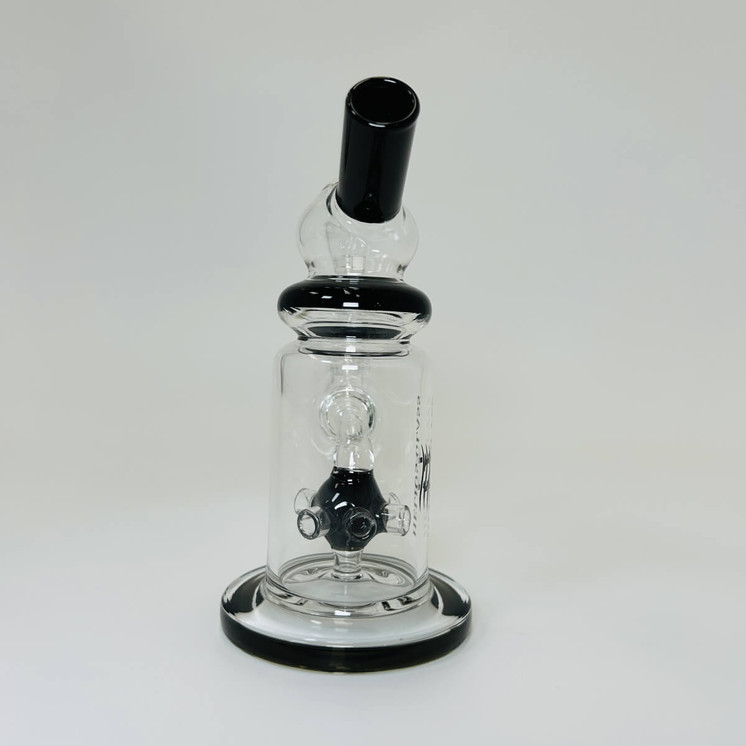 Helios - Glass Waterpipe - 6 Inch - Telescope With Ball Showerhead Perc - WPTG96