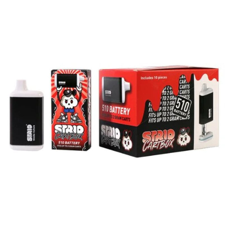 Strio Cartbox - 510 Battery - Up to 2 Grams -Black