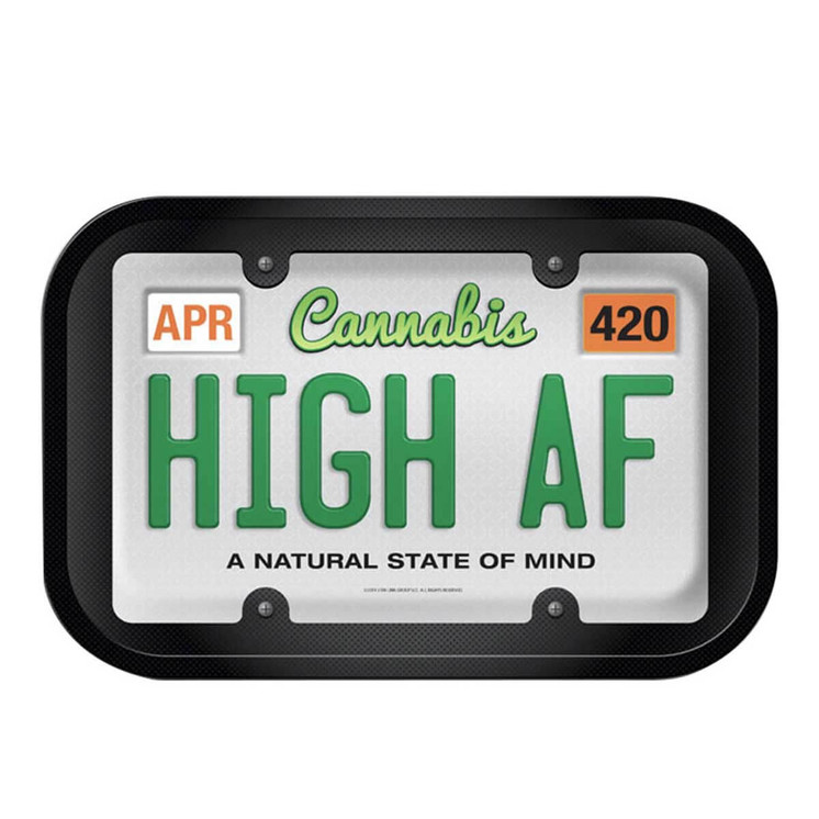 Green Line Metal Rolling Tray - Medium - 11" X 7.5"-high af
