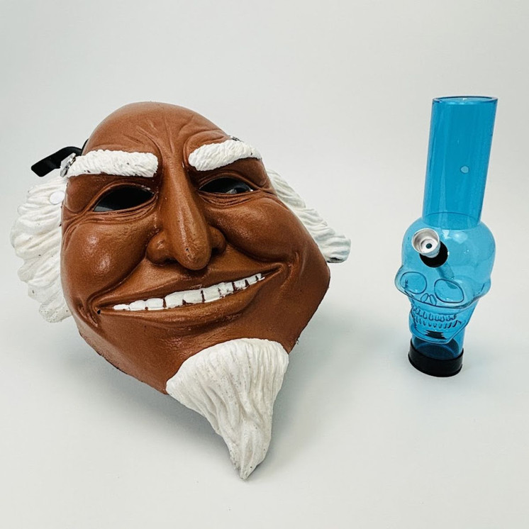 Gas Mask With Acrylic Waterpipe-OLD MAN