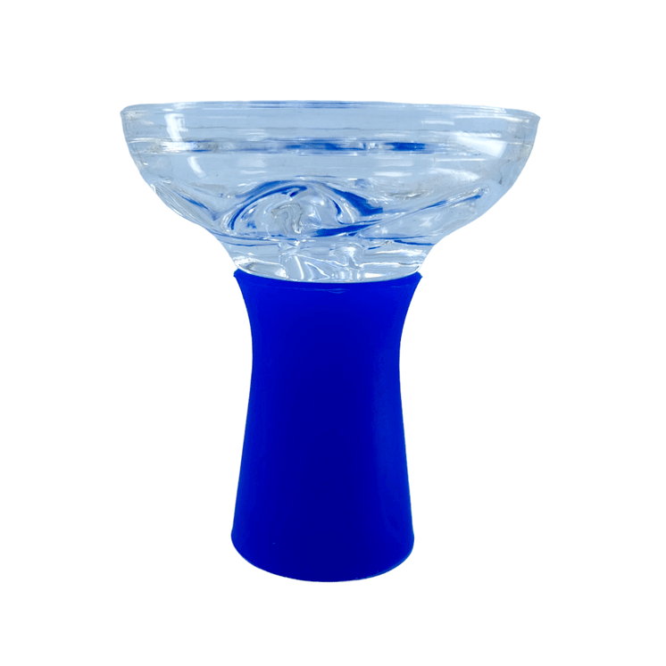 Silicone Solid Color Glass Hookah Bowl