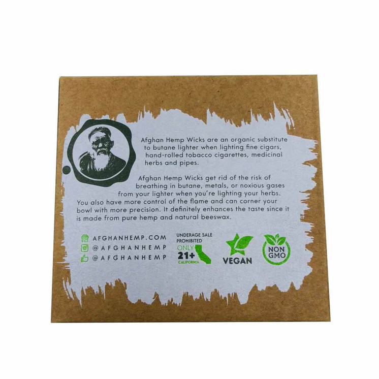 Afghan Hemp Hemp Wick - 20 Feet Per Roll - 24 Rolls Per Box