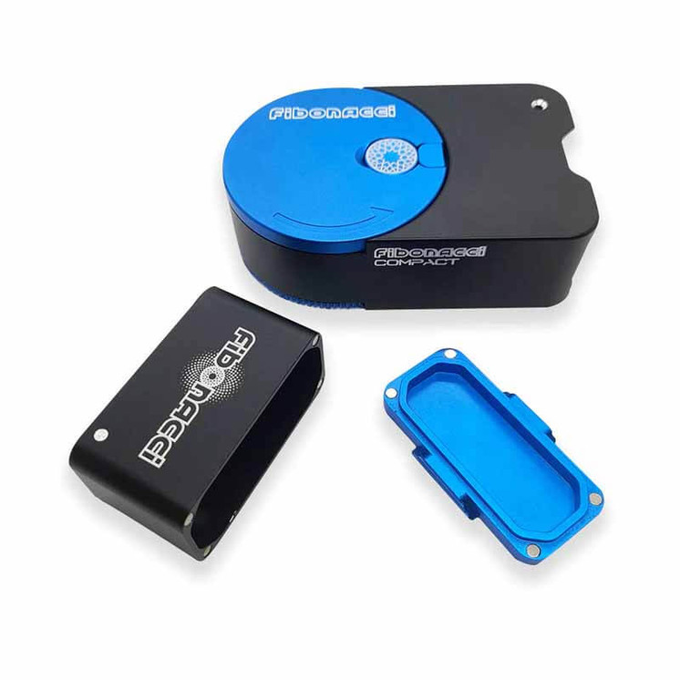 Fibonacci A1 Compact Grinder - 4 Piece - 60mm- blue color