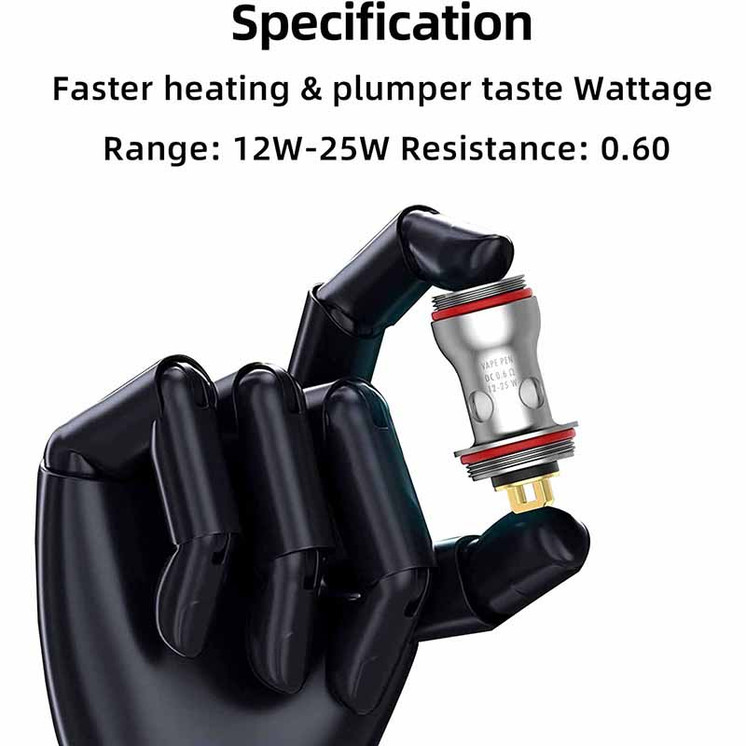 Smok Vape Pen Coil Dc 0.6 Ohms - 5 Coils Per Pack