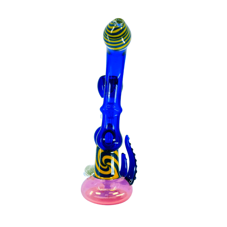 MSB13 - Fancy Bubbler With Tentacles - 8 Inch