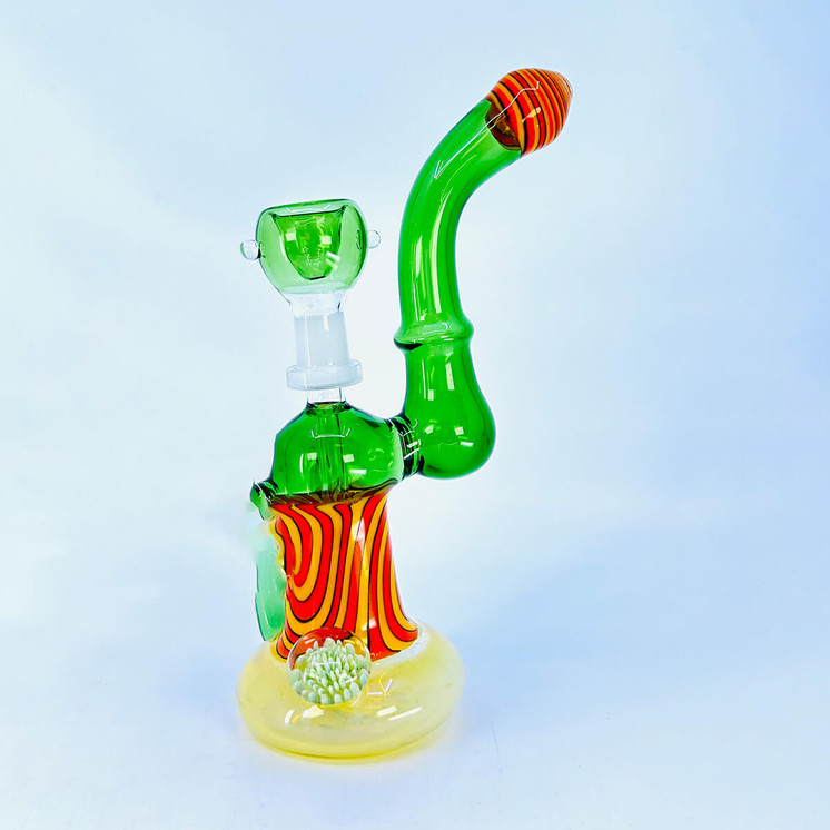 MSB13 - Fancy Bubbler With Tentacles - 8 Inch